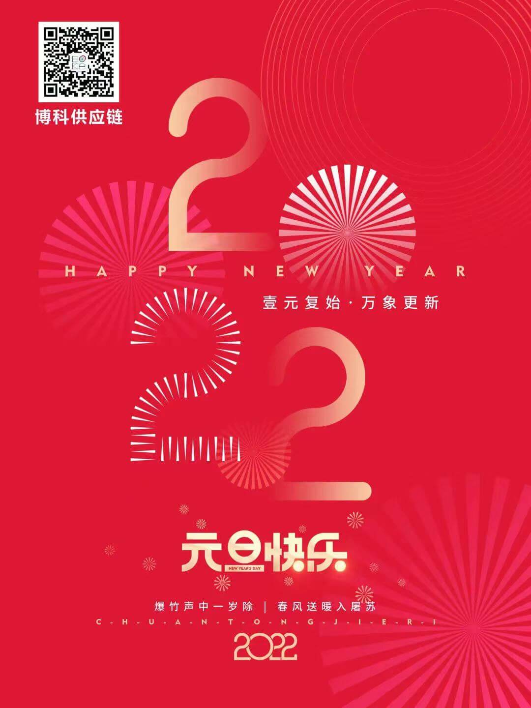 再見2021，您好2022—jinnianhui金年会首页祝您元旦快樂！